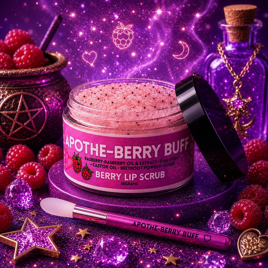 APOTHE-BERRY BUFF - Berry Lip Scrub & Brush