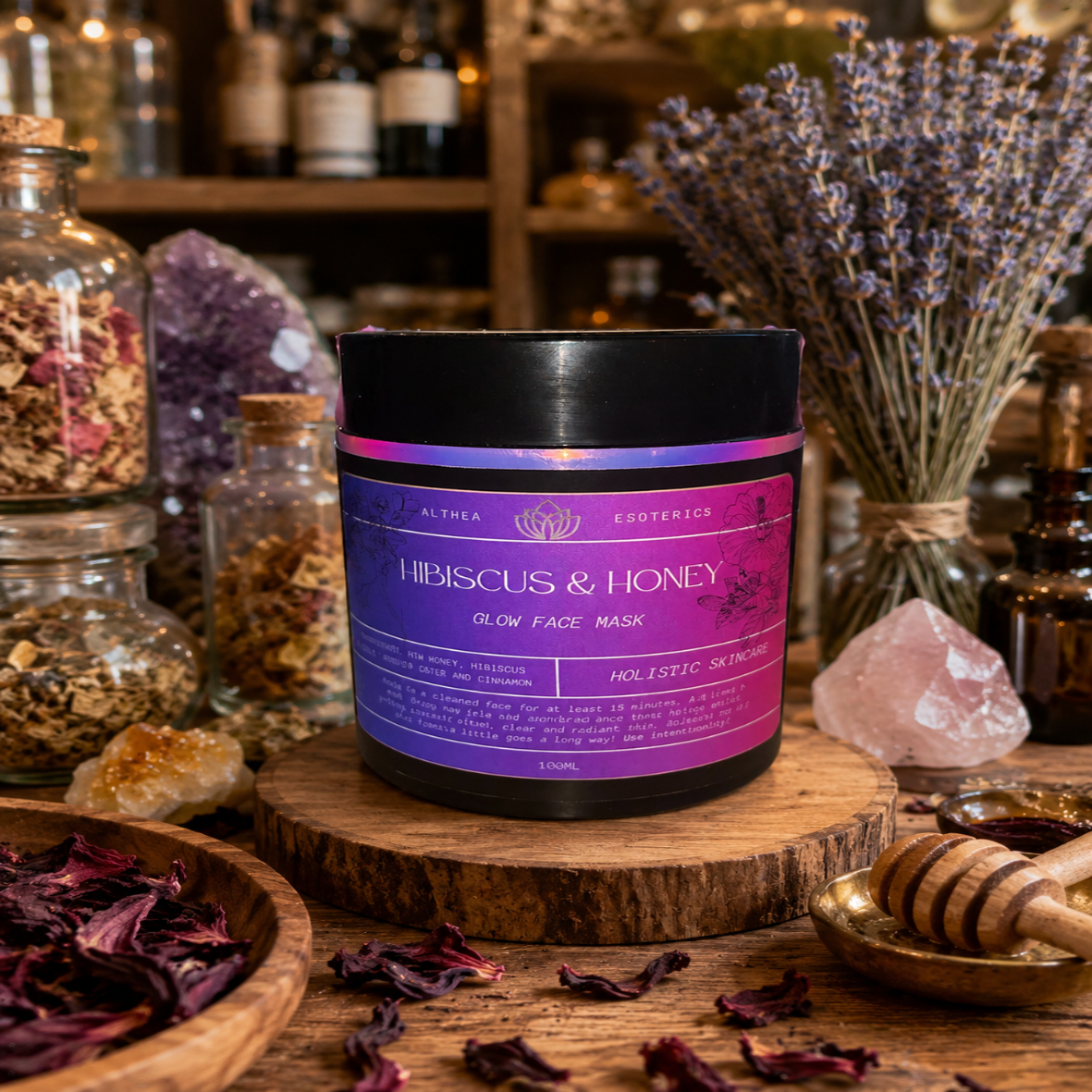 HIBISCUS & HONEY - Face and Body Mask