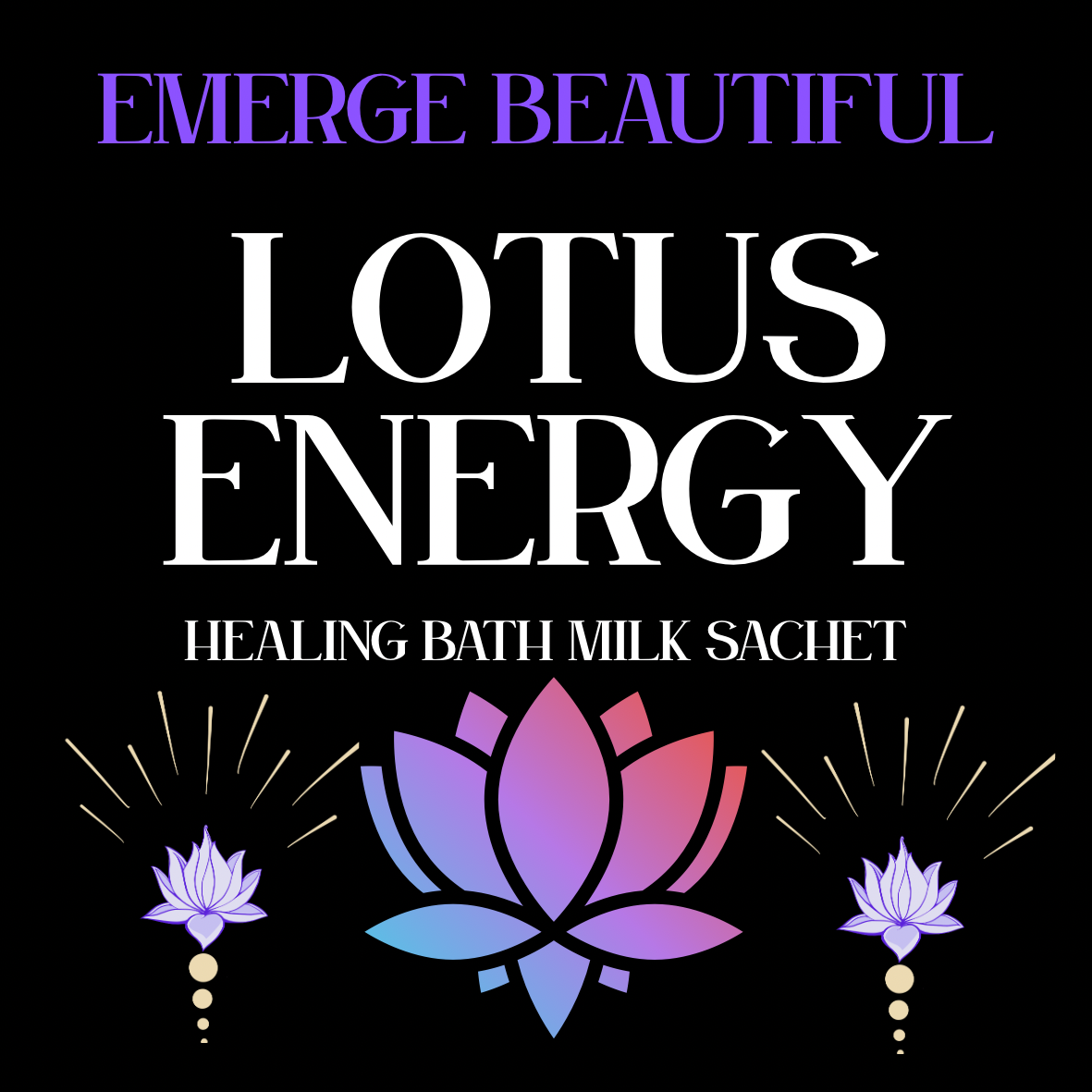 LOTUS ENERGY - Healing Bath Milk Sachet