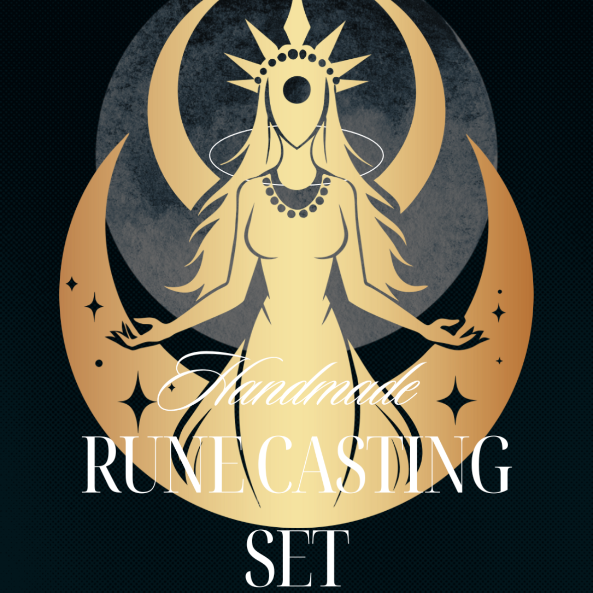 HANDMADE Rune Casting Set