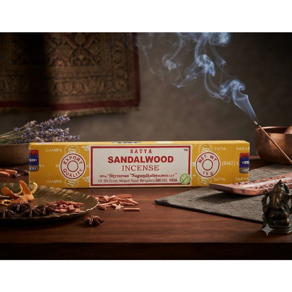 SATYA SANDALWOOD INCENSE STICKS