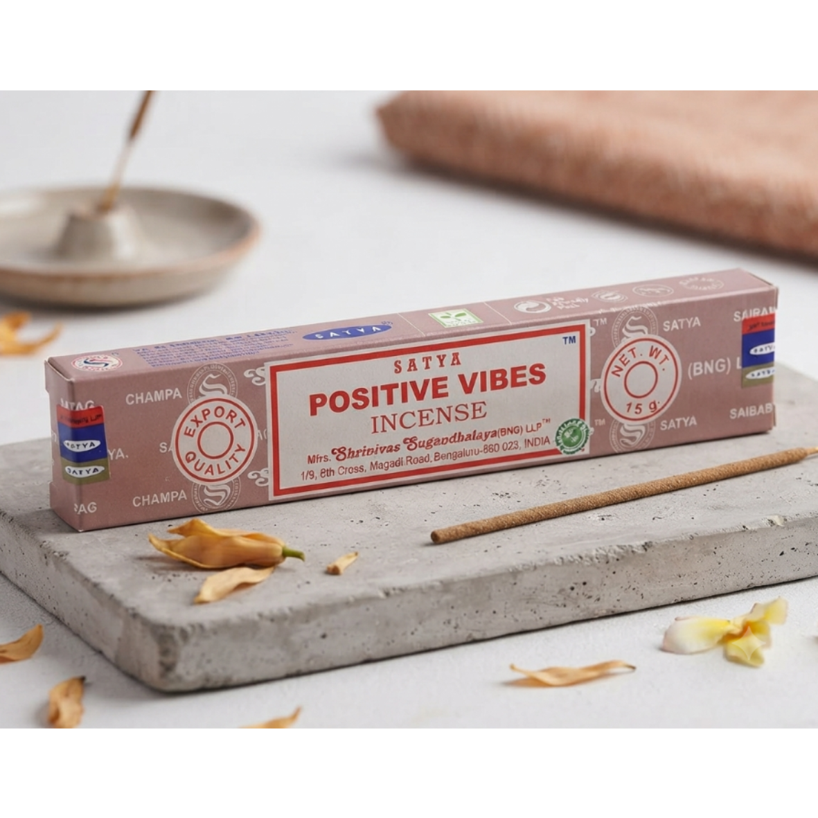 SATYA POSITIVE VIBES INCENSE STICKS