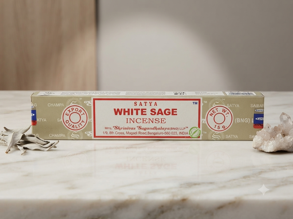 SATYA WHITE SAGE INCENSE STICKS