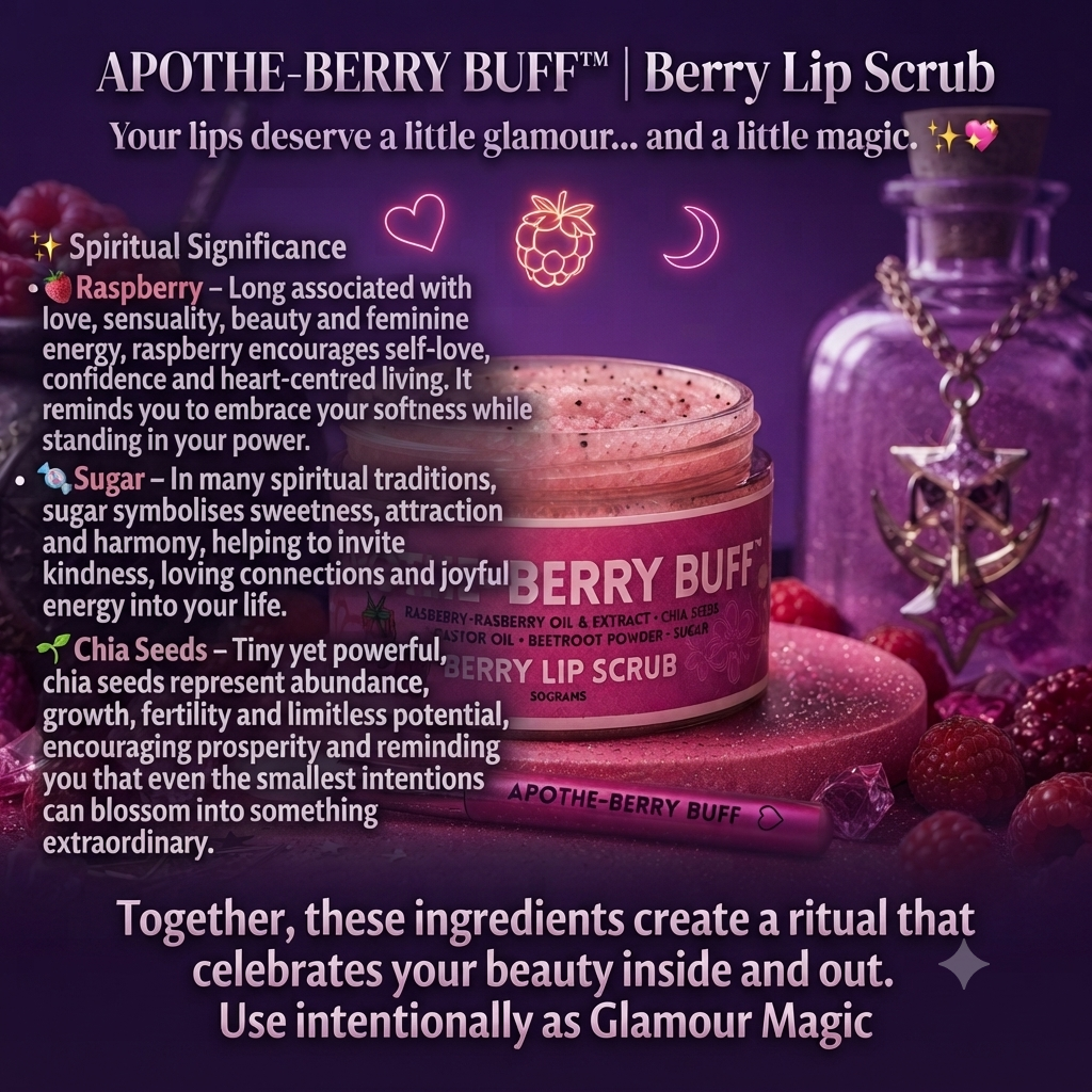 APOTHE-BERRY BUFF - Berry Lip Scrub & Brush