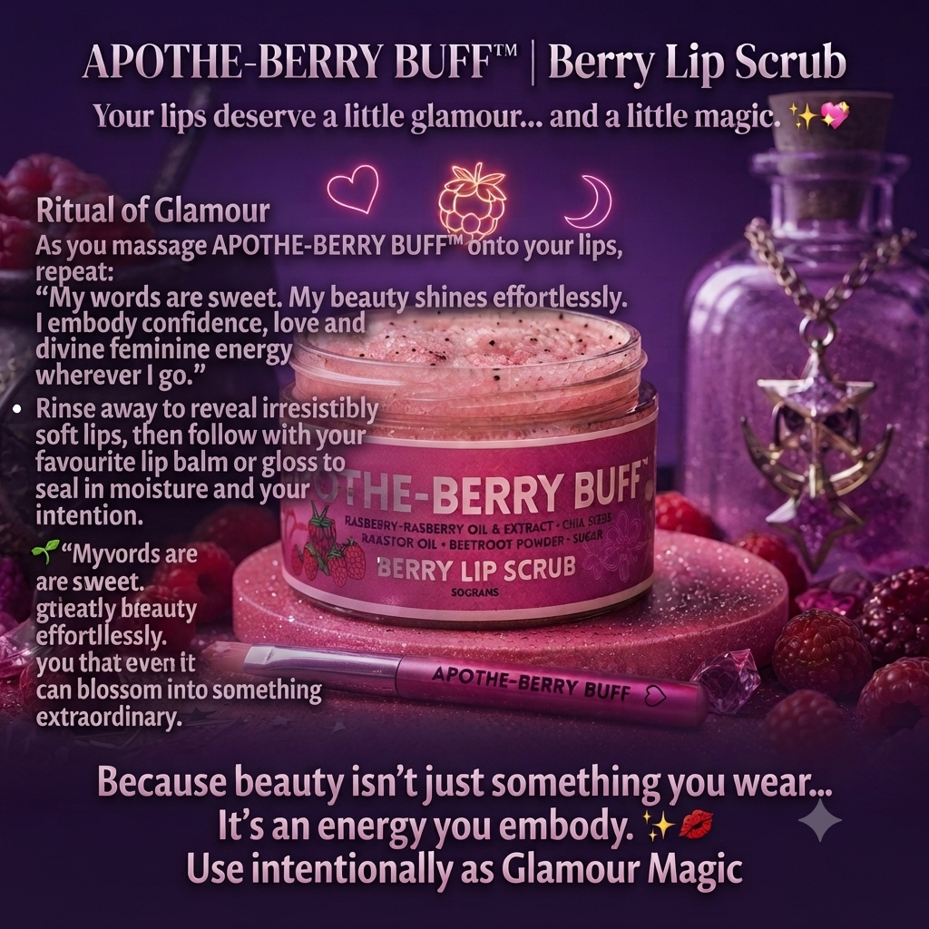 APOTHE-BERRY BUFF - Berry Lip Scrub & Brush