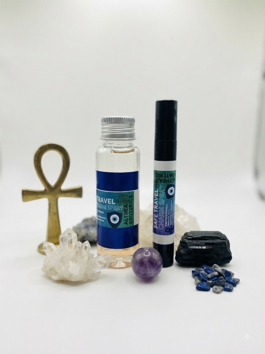SAFE TRAVEL - Pocket Spritzer & Charm
