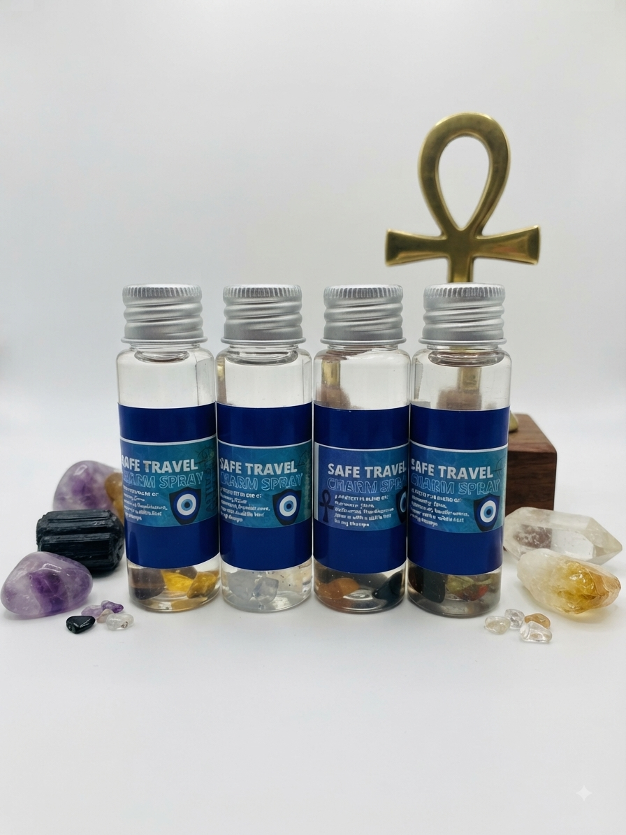SAFE TRAVEL - Pocket Spritzer & Charm