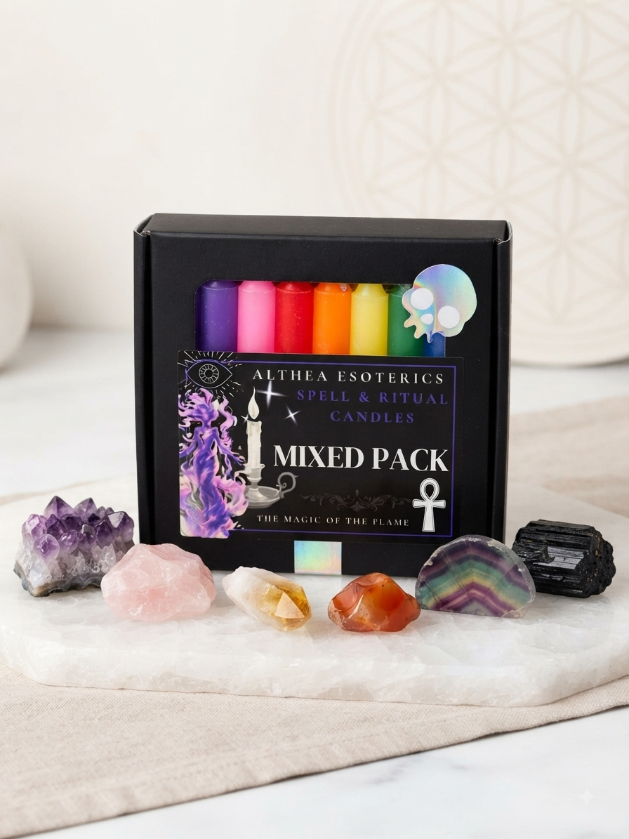 MIXED SPELL CANDLES - 10 Pack