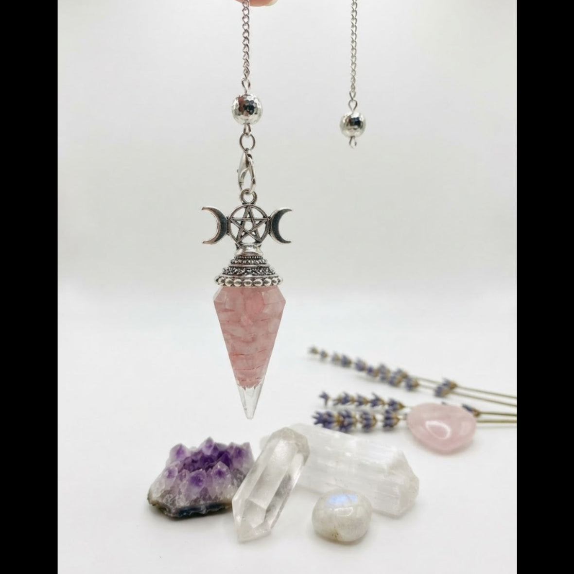 ROSE QUARTZ Pendulums