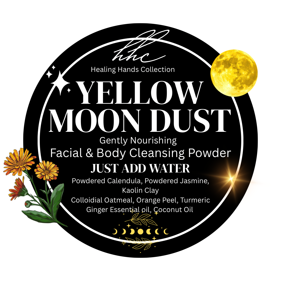 YELLOW MOON DUST Facial Cleansing Powder