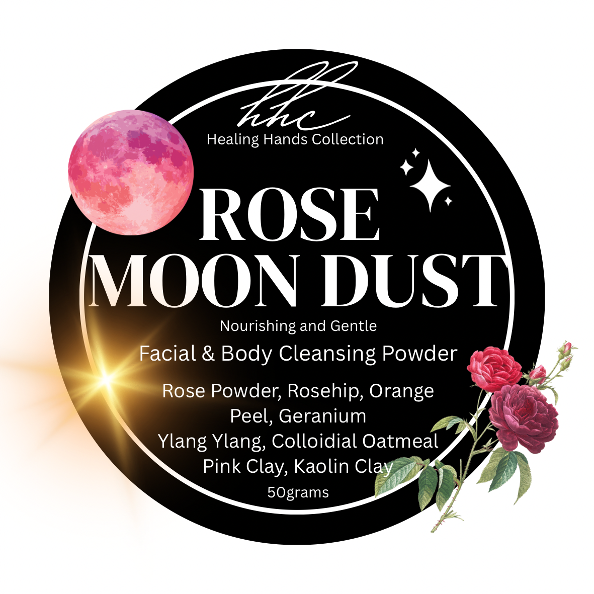 ROSE MOON DUST - Facial Cleansing Powder