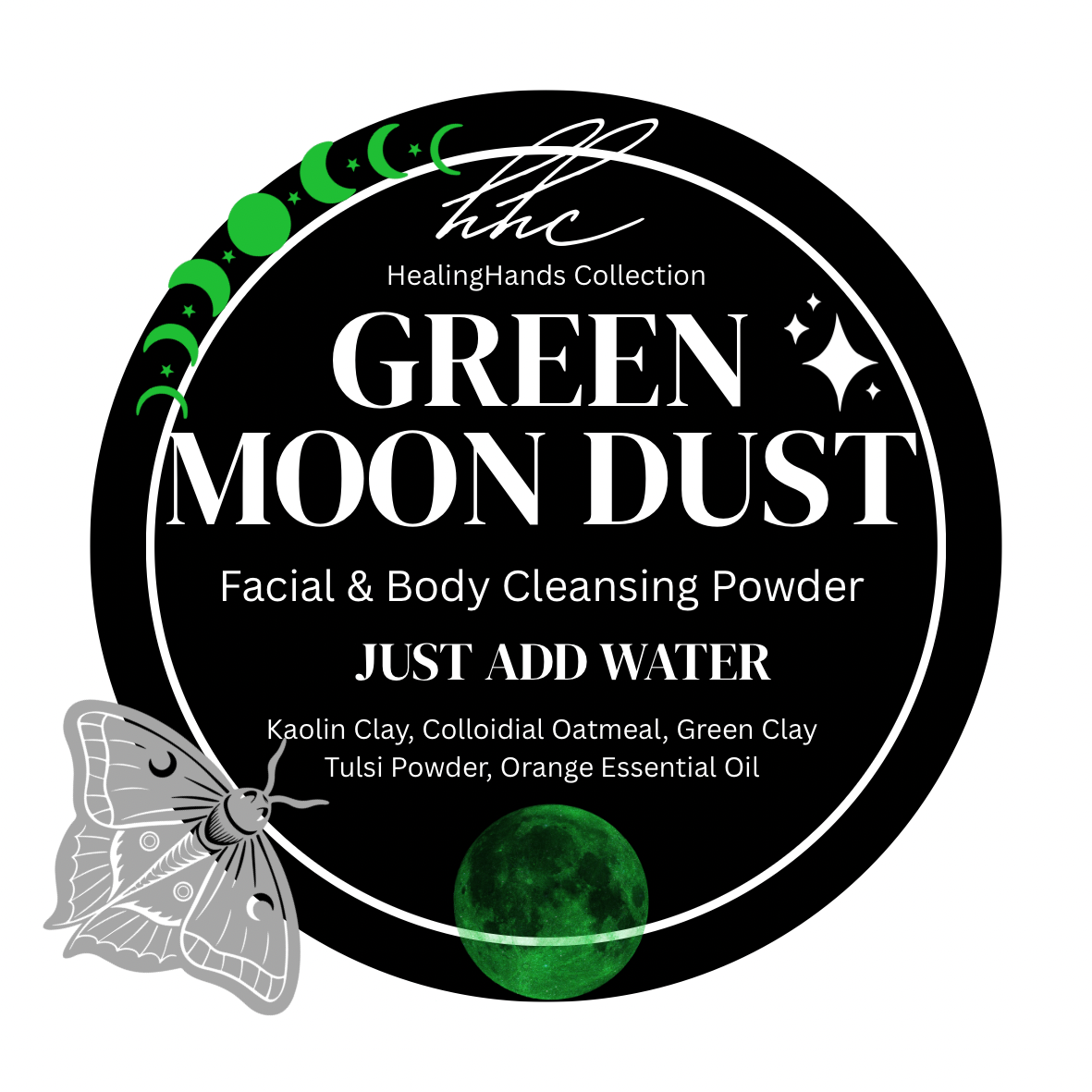 GREEN MOON DUST - Facial Cleansing Powder
