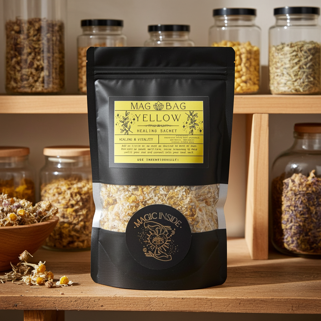 YELLOW MAG BAG - Cleansing & Healing Sachet